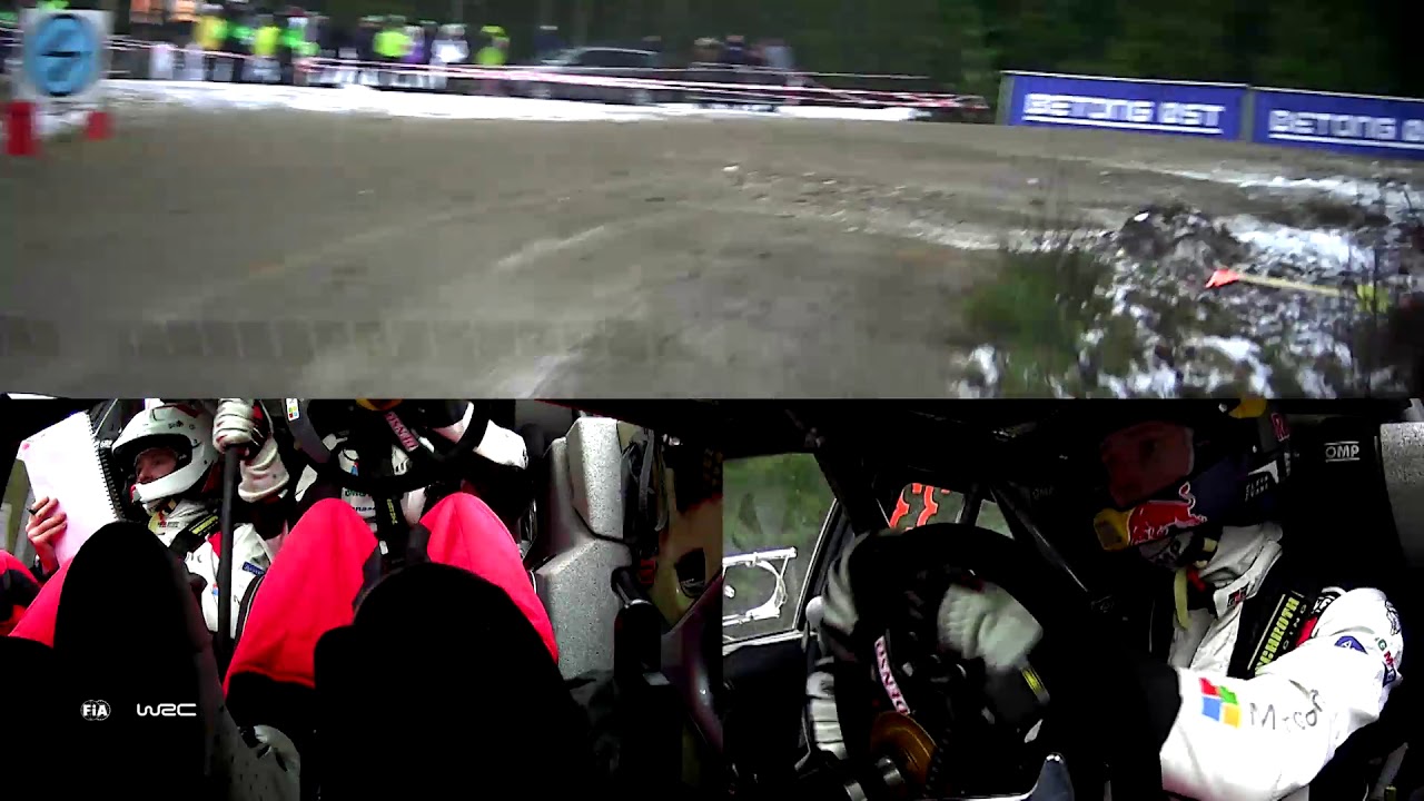 Elfyn Evans ONBOARD RALLY SWEDEN 2020