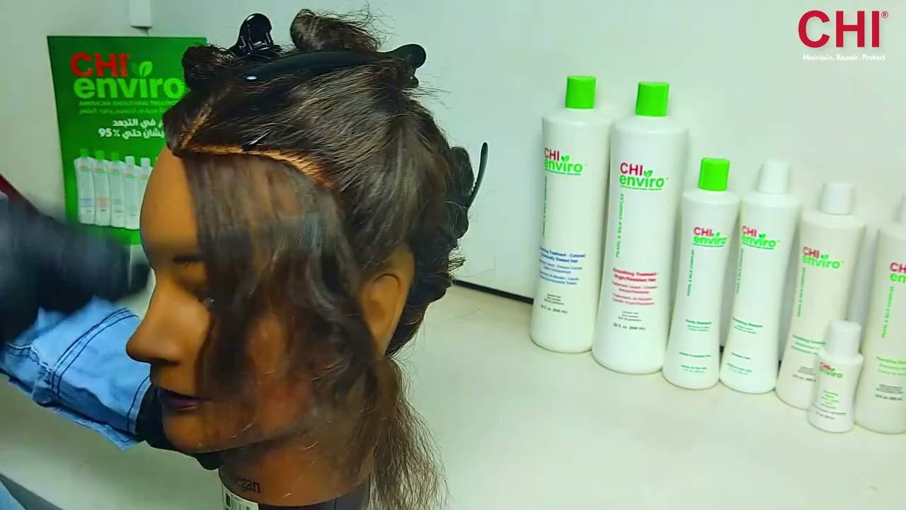 How to Use Chi Enviro American Smoothing Treatment Virgin/ Resistant Hair