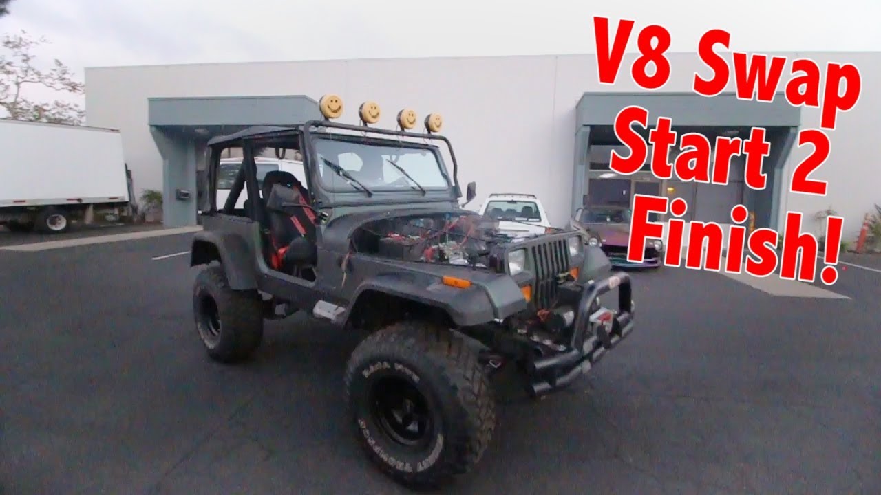 ЗАМЕНА V8 на старом джипе за 13 минут!!!