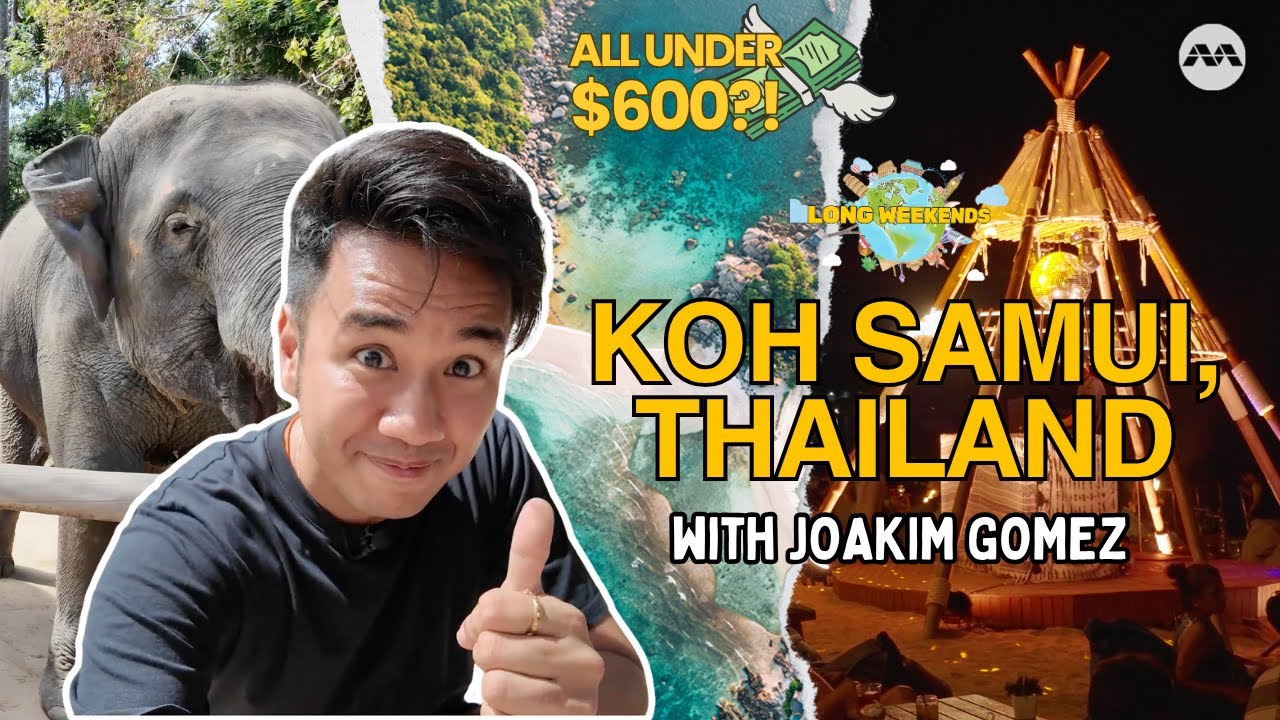 3D2N in Koh Samui - Tasting Thai dishes like Pad Kra Pao for S$10! | Long Weekends ft Joakim Gomez