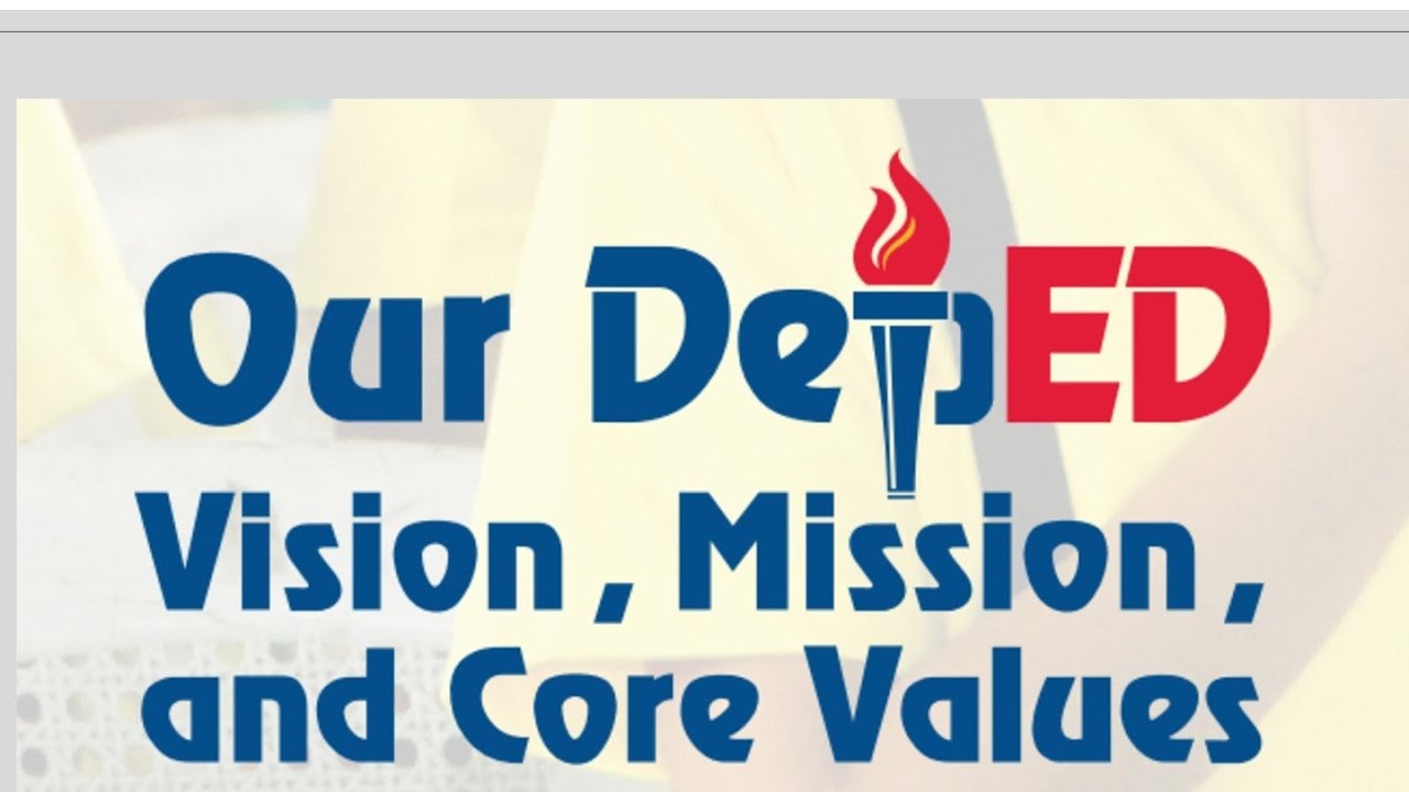 Online Class ~ DepEd Vision, Mission, and Core Values