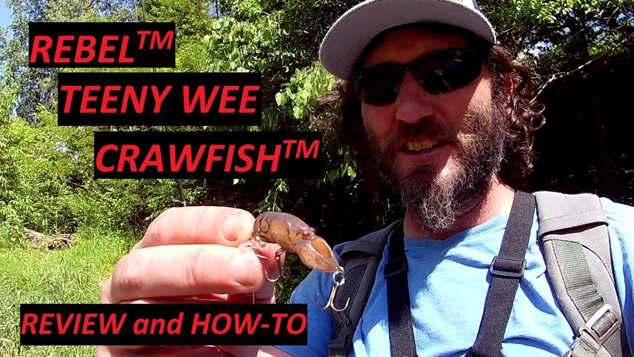 Rebel Teeny Wee Craw Review - Long Day of Searching for Fish Finally PAYS OFF!