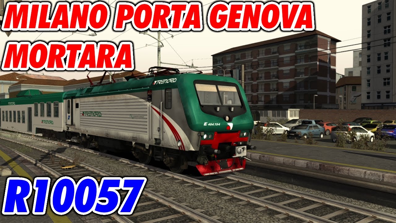 TRENORD R10057 Milano P. Genova - Mortara su TS Classic!