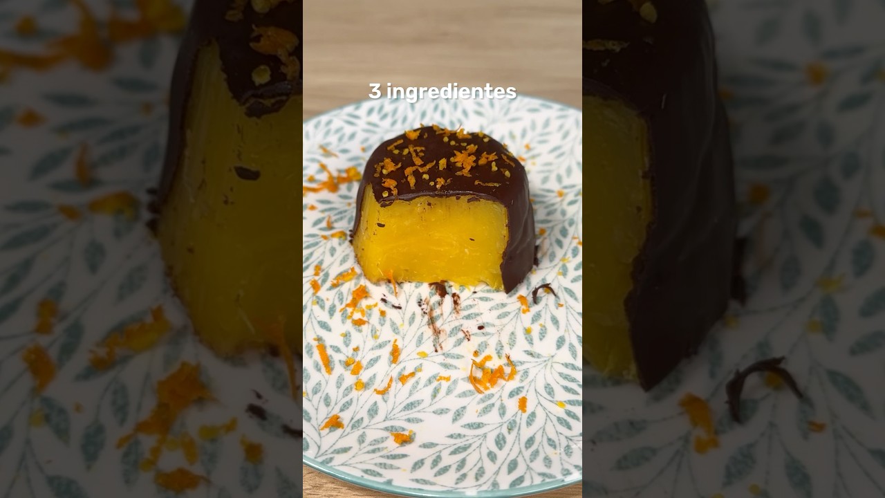 POSTRE SALUDABLE con NARANJAS 😳 #postresaludable