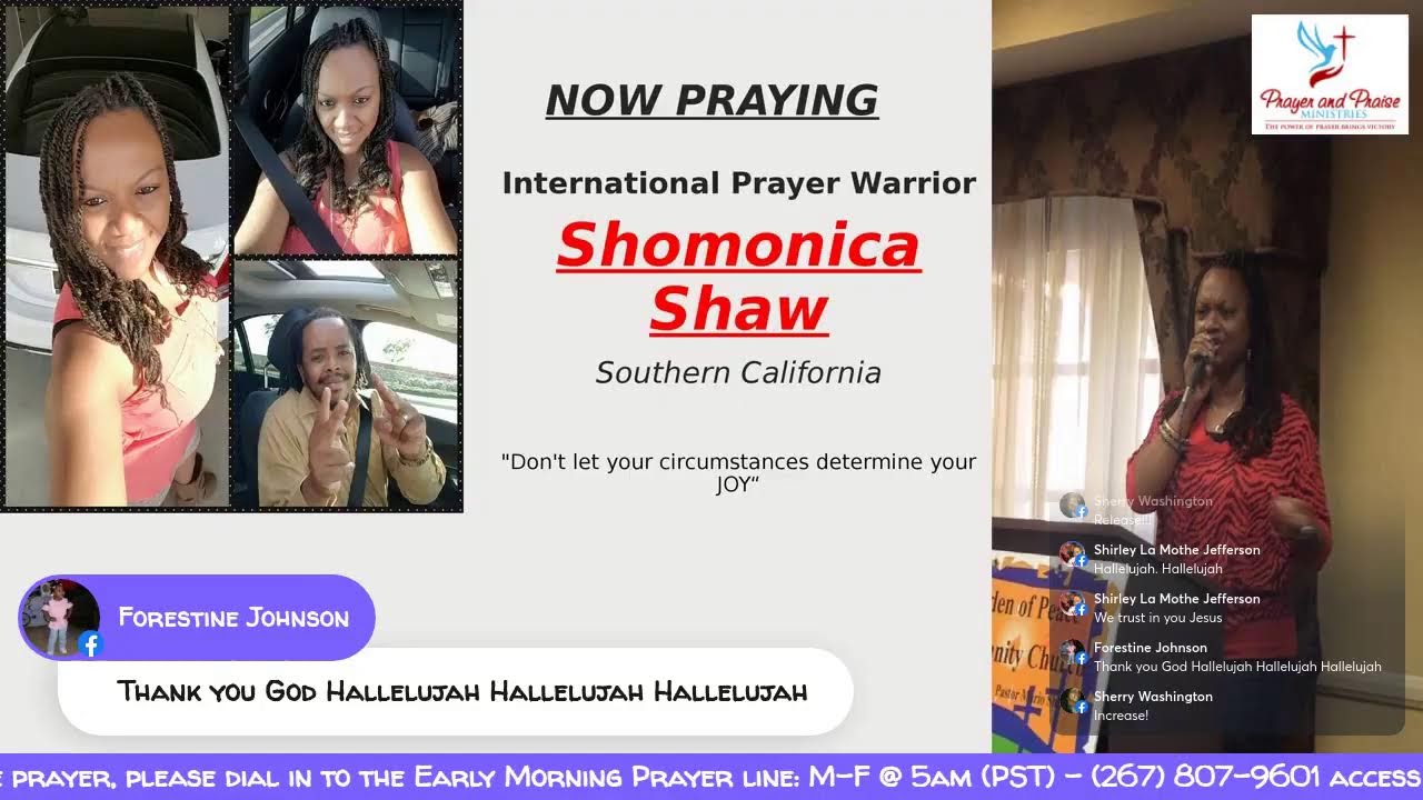 Early Morning Time of Prayer for Friday, February 6, 2026.  5am to 5:30am (PST)