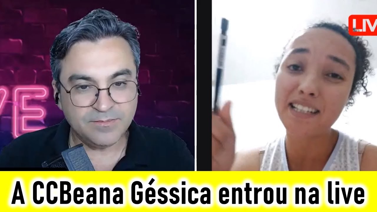 A CCBeana que entrou na live, Géssica Silvestre