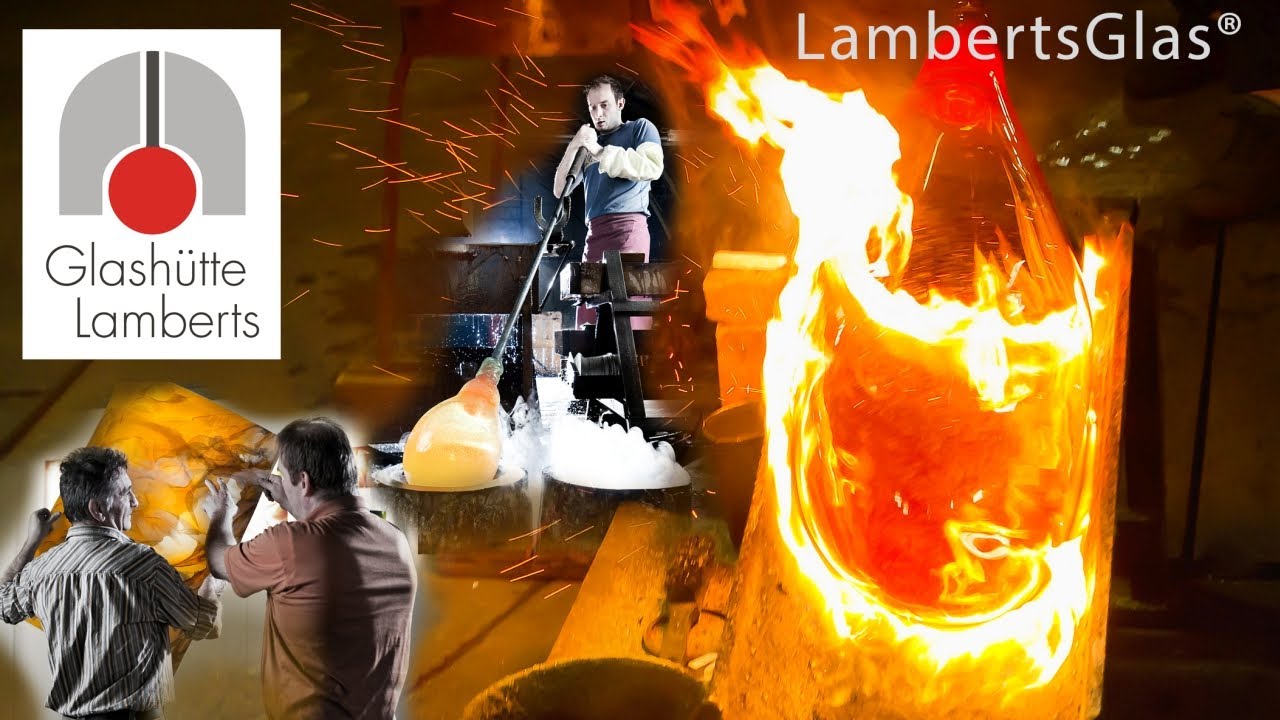 Glashuette Lamberts - The manufacture of mouthblown and handmade glass sheets (cylinder glass)
