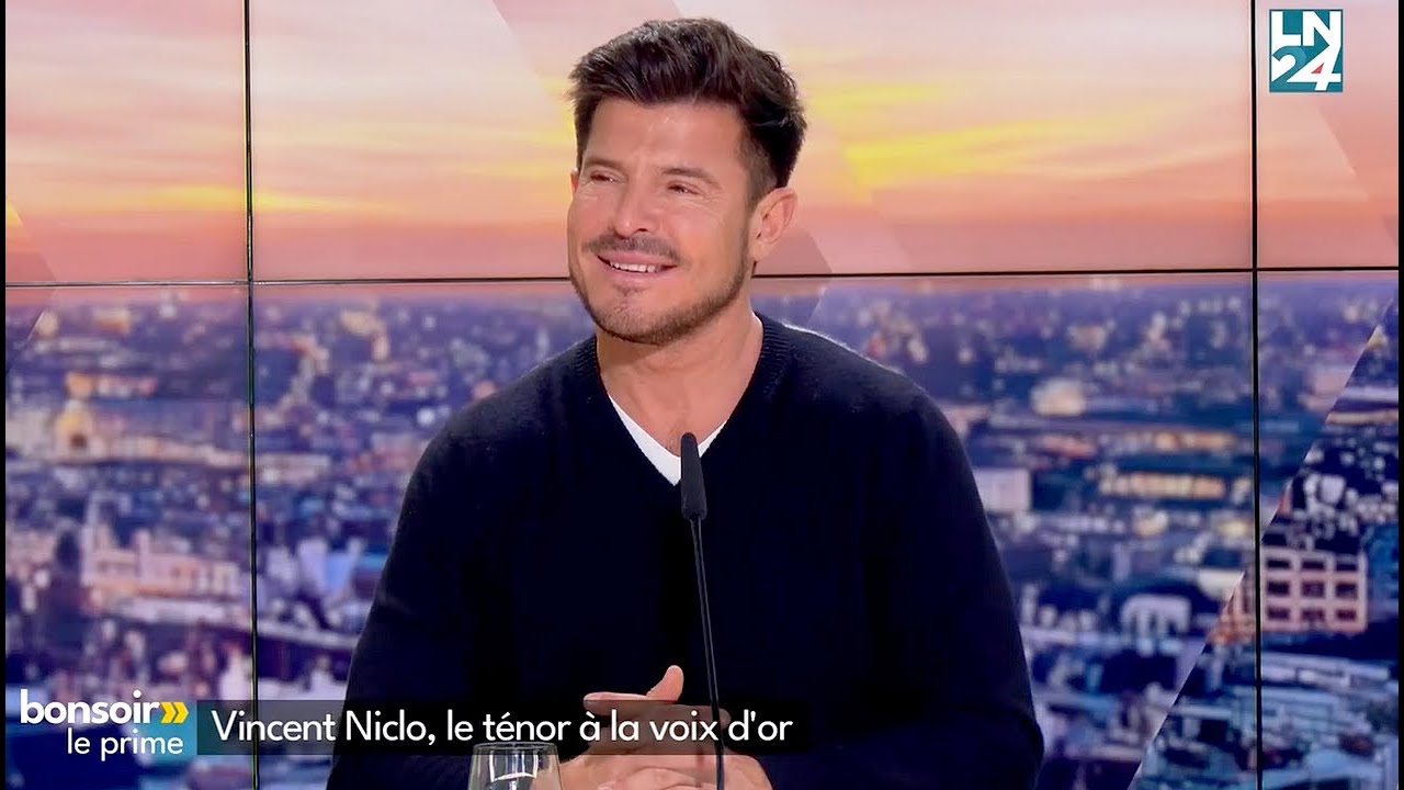 Vincent Niclo - Le Ténor à la Voix d'Or - Live Bonsoir le Prime- LN24- 29/01/2025