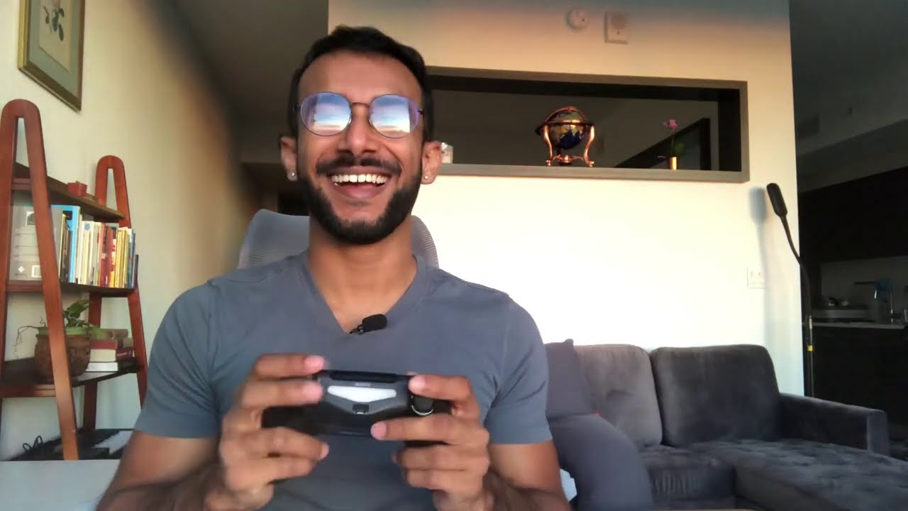 ASMR PS4 Gaming Controller Sounds (inaudible whispering, gum chewing, button clicking)