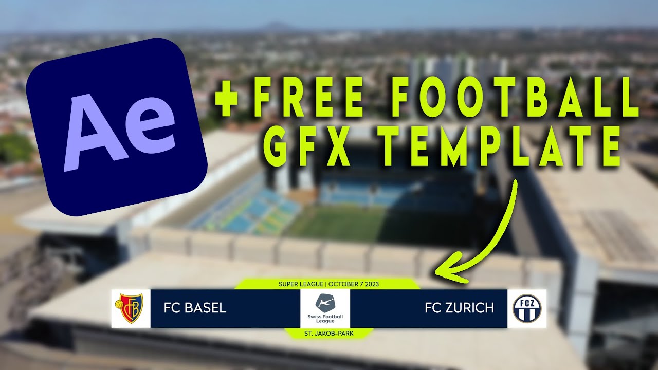 Modern Football Broadcast Graphics - FREE After Effects Template