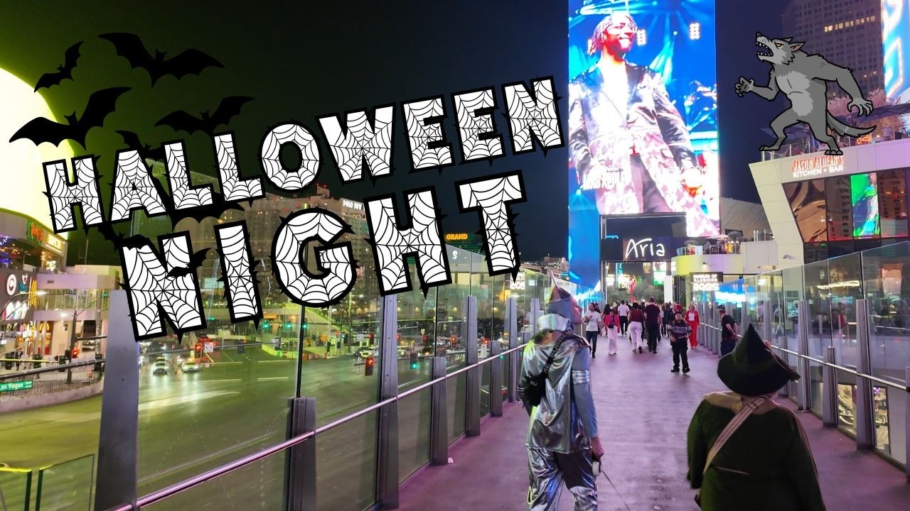 Walking Halloween Night On The Las Vegas Strip October 2025 Right Before Formula 1 Month