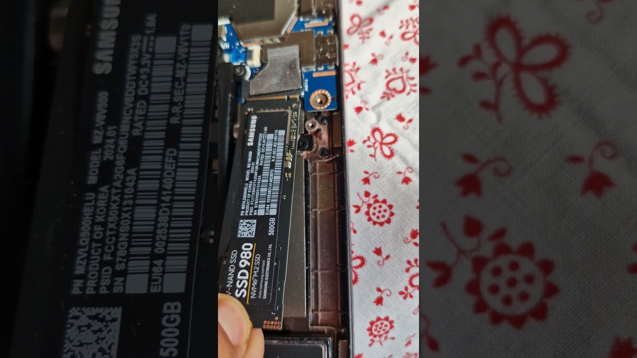 jak wymienic dysk SSD w laptopie