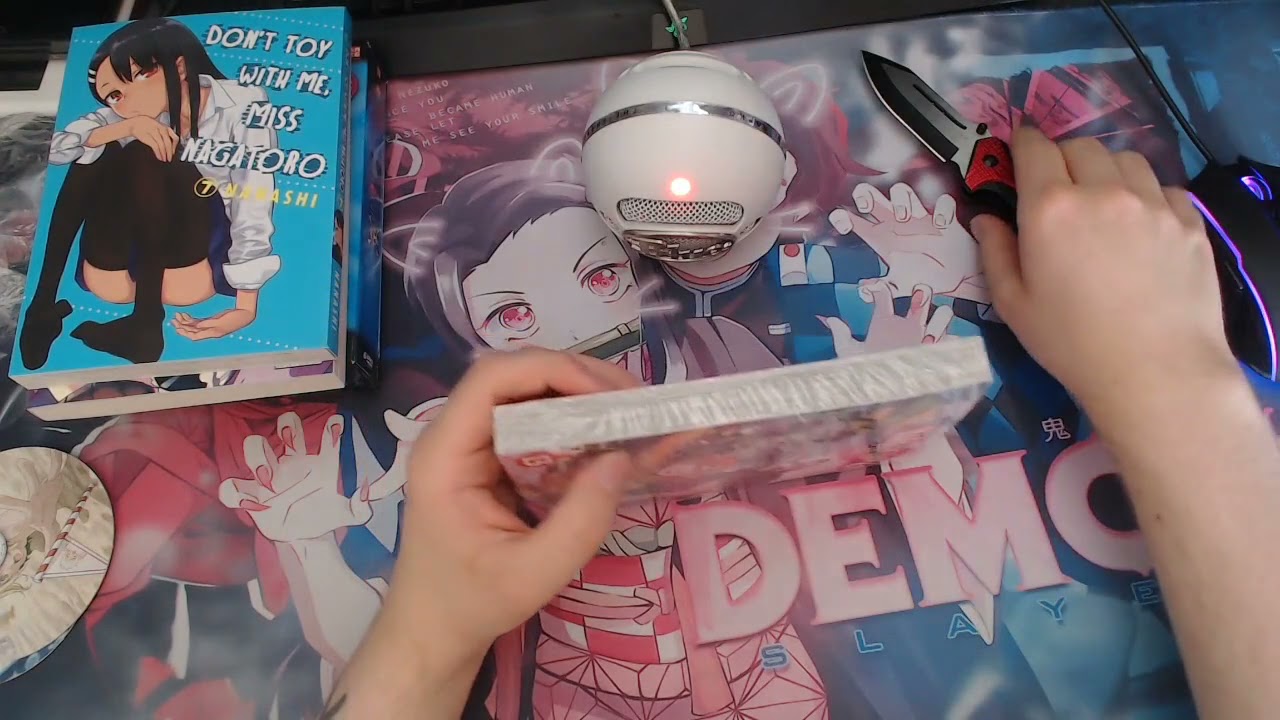 [ASMR] Manga Unboxing with Tapping, Page turning and wrinkle sounds|No Talking