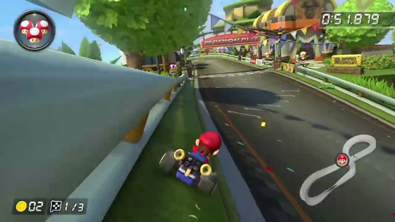 Mario Kart 8 Deluxe - Mario Circuit - 2'30