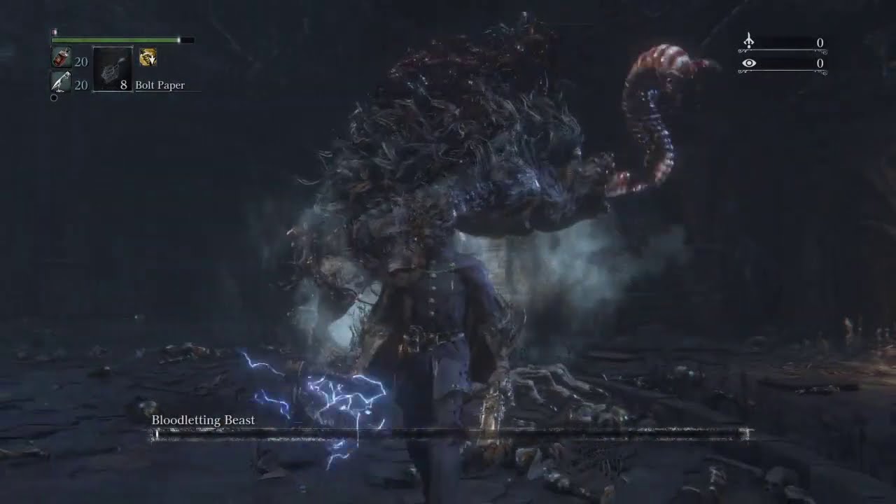 BloodBorne - Depth 8 Very hard dungeon No hit/0 Damage.