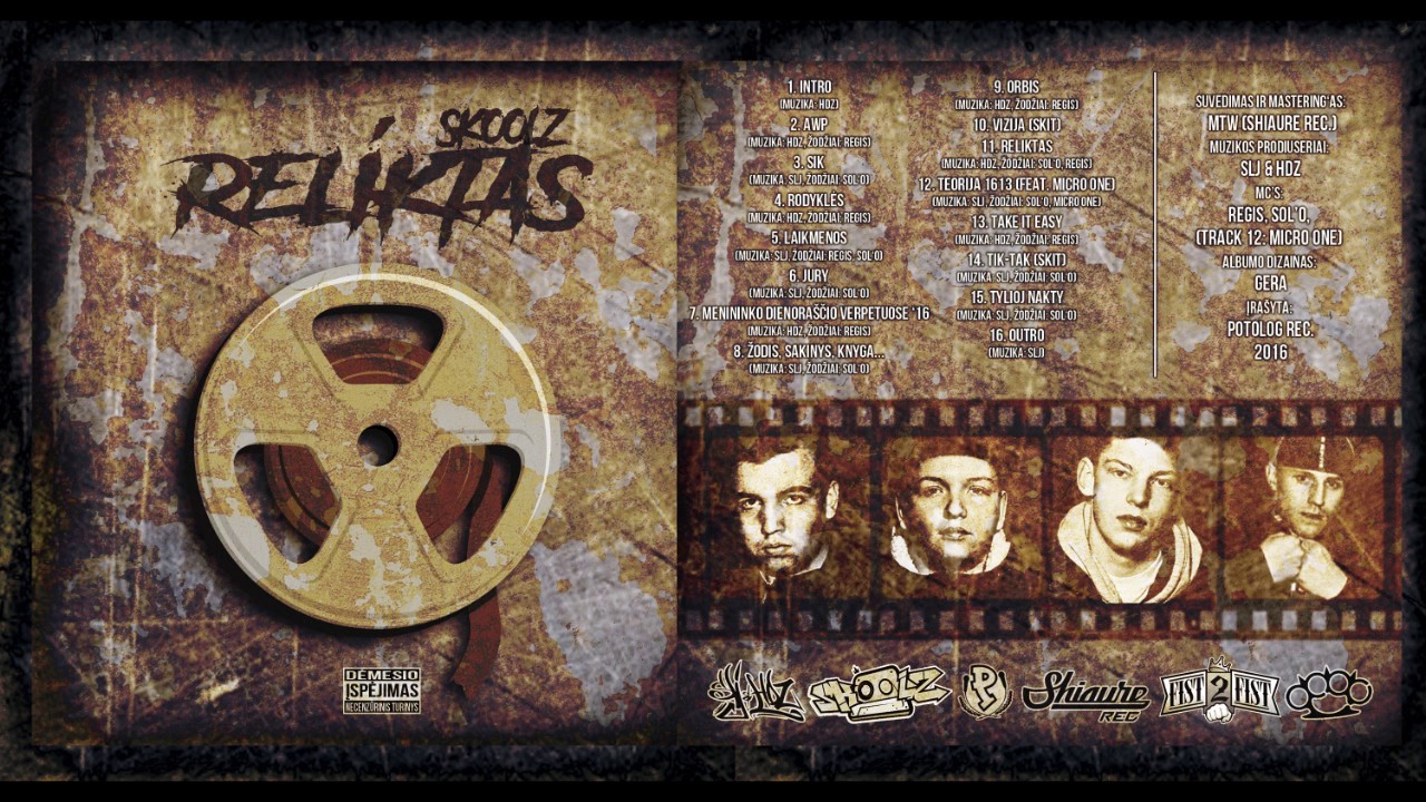 Skoolz - Reliktas (FULL ALBUM 2016)