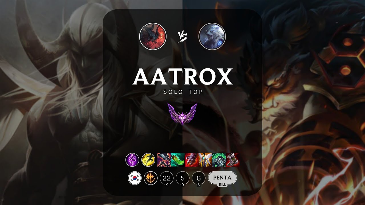 Aatrox Top vs Volibear - KR Master Patch 13.24