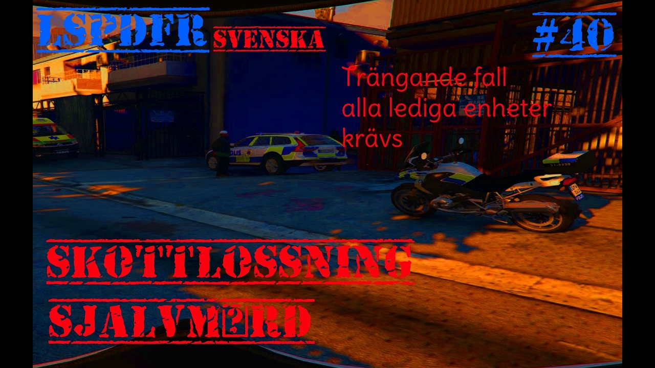 STOR SKOTTLOSSNING X2 Plus... självm*rd | LSPDFR Svenska #40