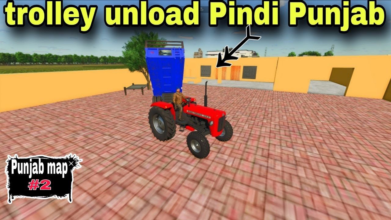 Farming simulator 25 Indian Mod challenge Full Trolley Unload  in HINDI gamplay  punjab map!