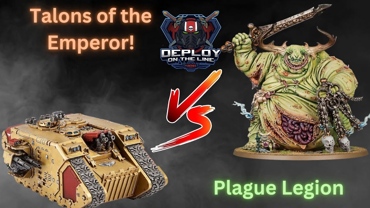 Custodes vs Daemons - Talons of the Emperor vs Plague Legion   #warhammer40k Battle Report