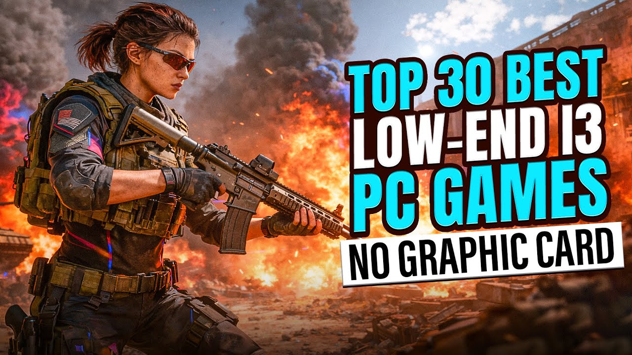 Top 30 BEST Low Spec PC Games For (i3 / 4GB RAM) 2026 No Lag!