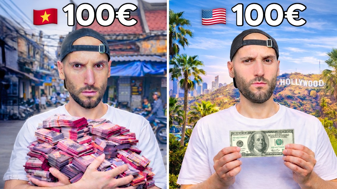 Spendo 100€ in 24 ore nel Paese Più Caro e Più Economico del Mondo