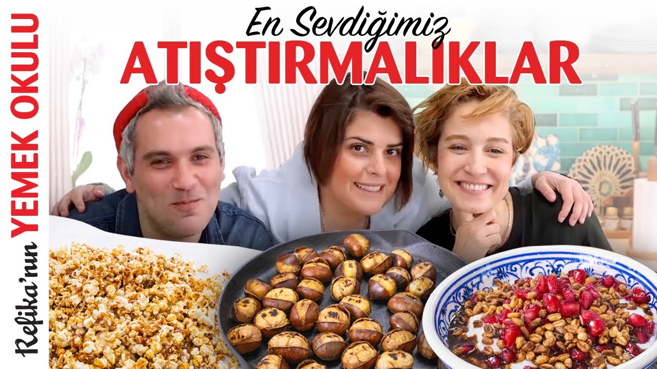 Evde kestane yapımı, karamelli mısır, kavurga --EN Sevdiğimiz Televizyon Karşısı Atıştırmalıkları 📺