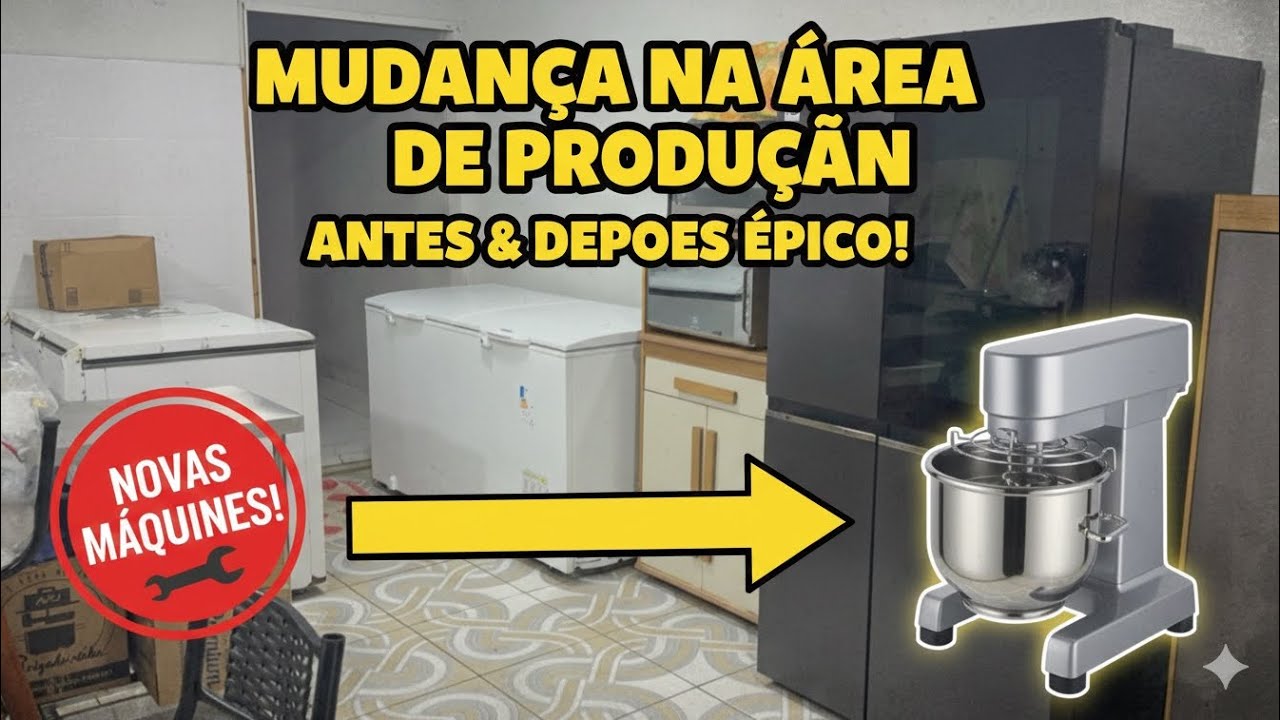 O que mudou? Tour pela nova área de produção que dobrou nossa agilidade.