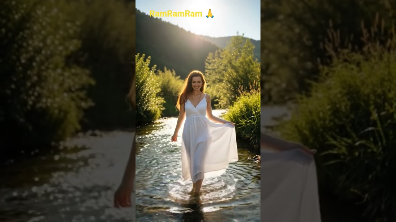 Woman In A Rivulet 