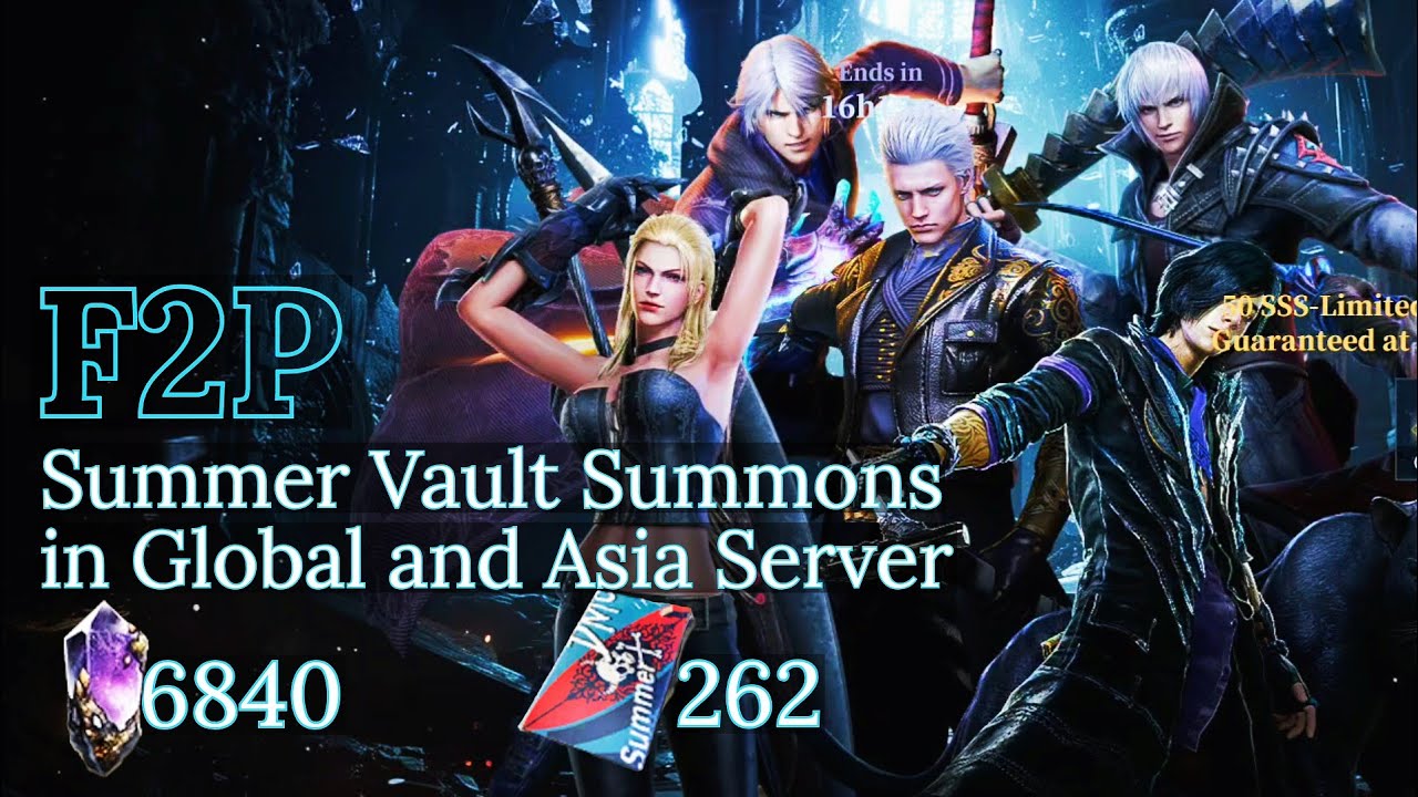 Devil May Cry: Peak of Combat DMC POC | Summer Vault Summons in Global and Asia Server | The KiLLeR.