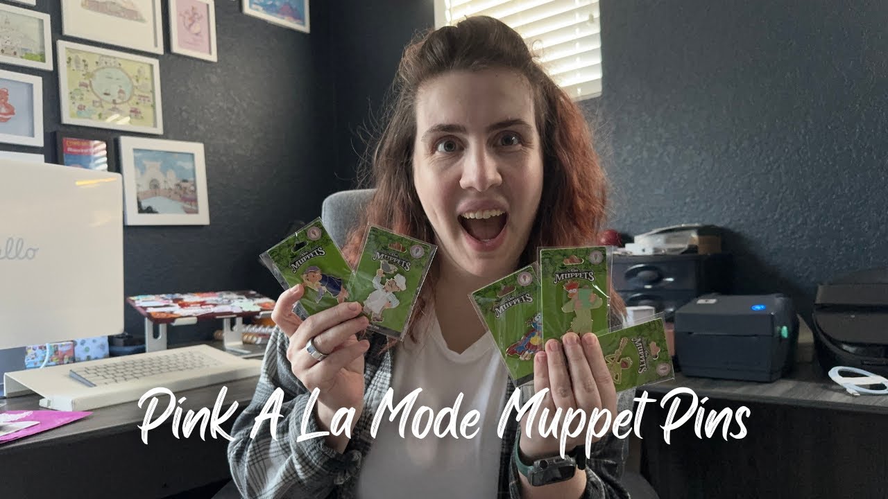 Opening up the new Pink A La Mode (PALM) Muppet Pins