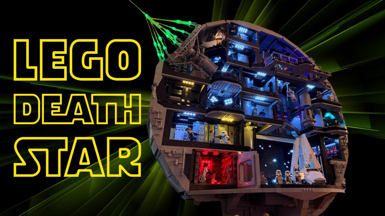 Обзор LEGO Death Star 75419 + набор BrickBling Light &mdash; БЕЗУМНОЕ улучшение! 🌌