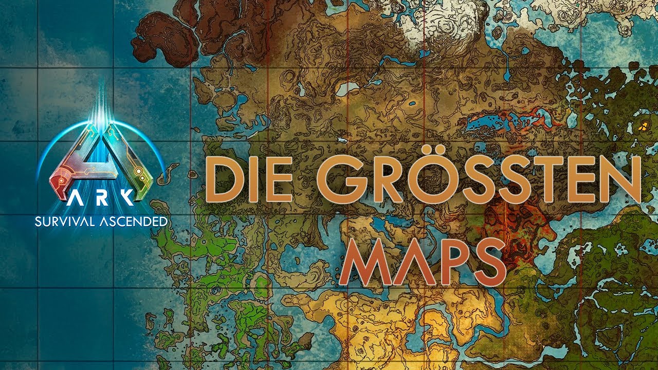 Die gr&ouml;&szlig;ten Maps in Ark: Survival Ascended! 🦖 Welche Karte ist 2025 die beste?