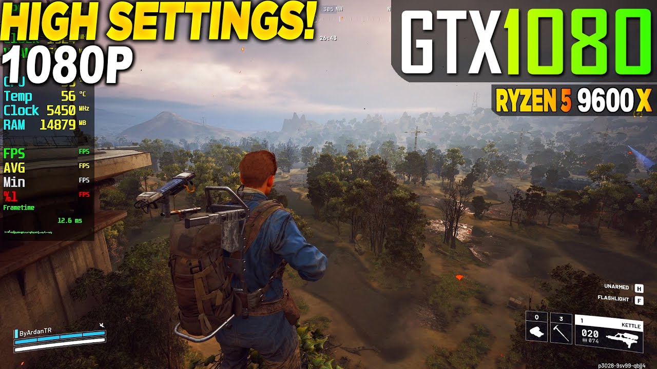 ARC Raiders GTX 1080 + Ryzen 5 9600x - 1080p Low, High,