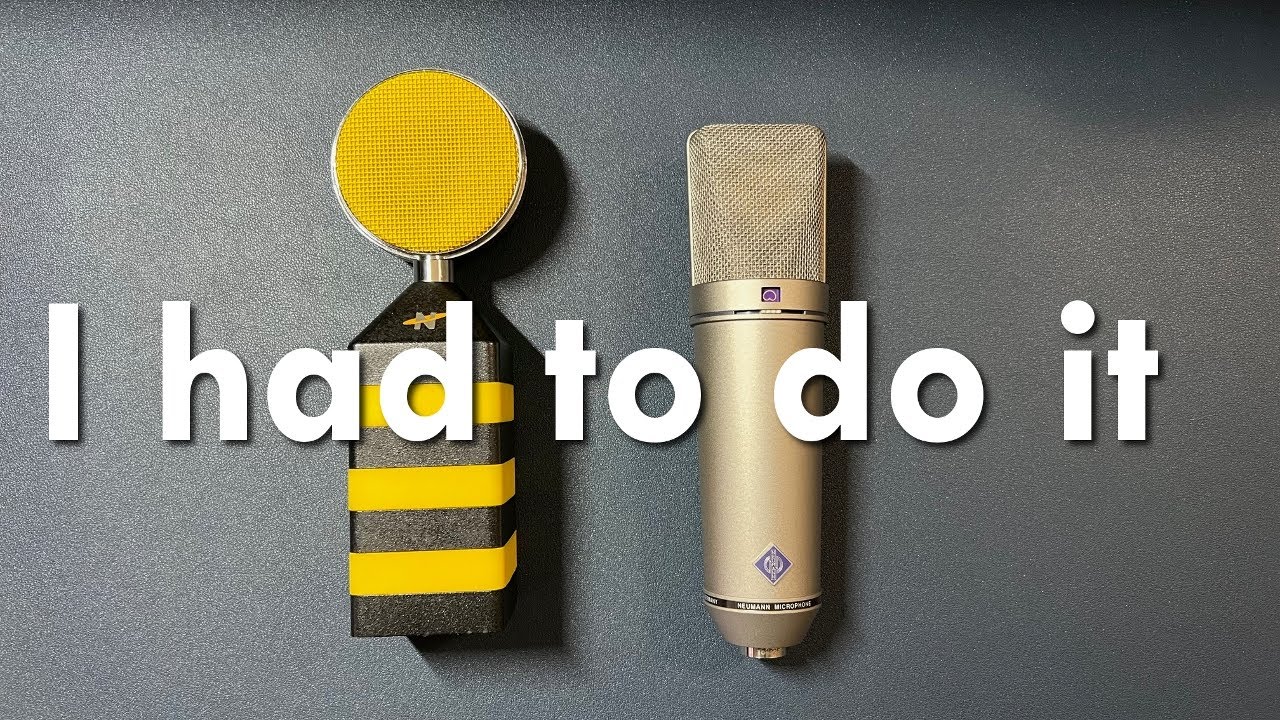 $3600 microphone (U87) vs a $99 mic (Neat King Bee)