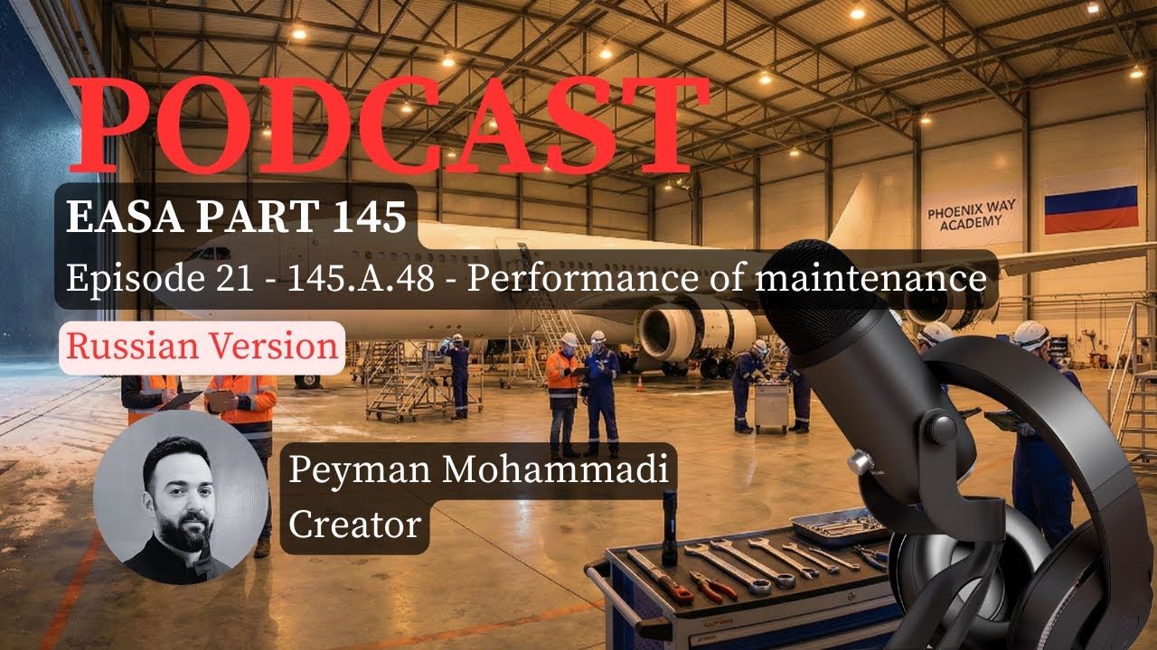 EASA Part 145 – 145.A.48 - Performance of Maintenance - The Anatomy of Safety (Russian)