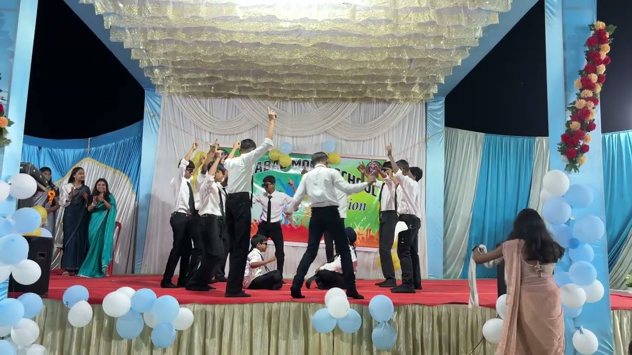 Crazy dance on annual day function Hyderabad model school Bijapur masjid para 