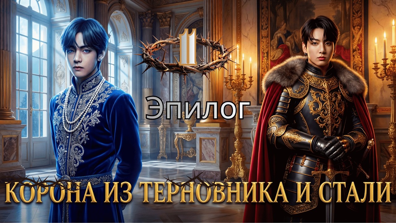 🔥 ПРЕМЬЕРА! Фанфик BTS | Вигуки | 👑Корона из терновника и стали | Глава 11 ЭПИЛОГ/Исторический роман
