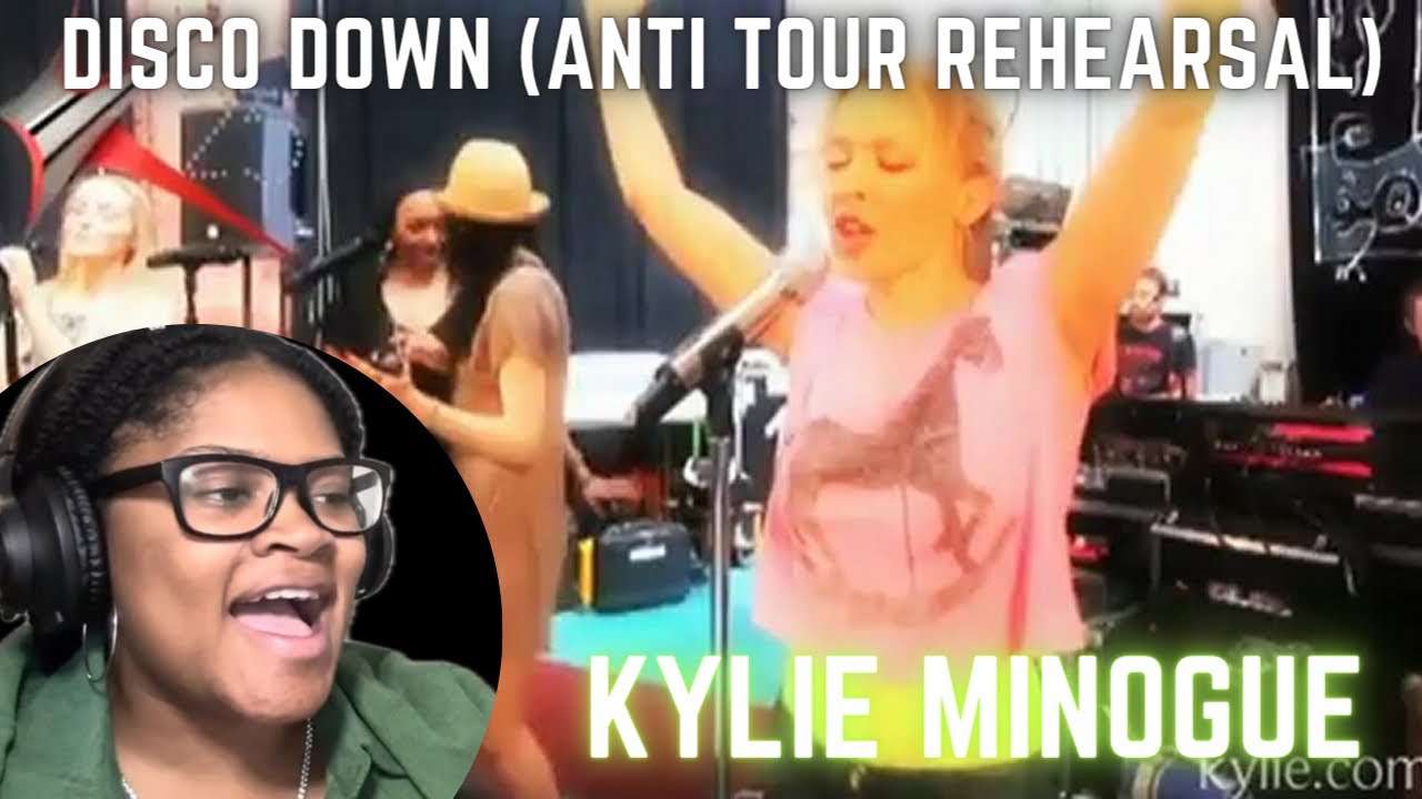 Kylie Minogue- Disco Down (Anti Tour Rehearsal) Reaction! #kylie #reaction #music