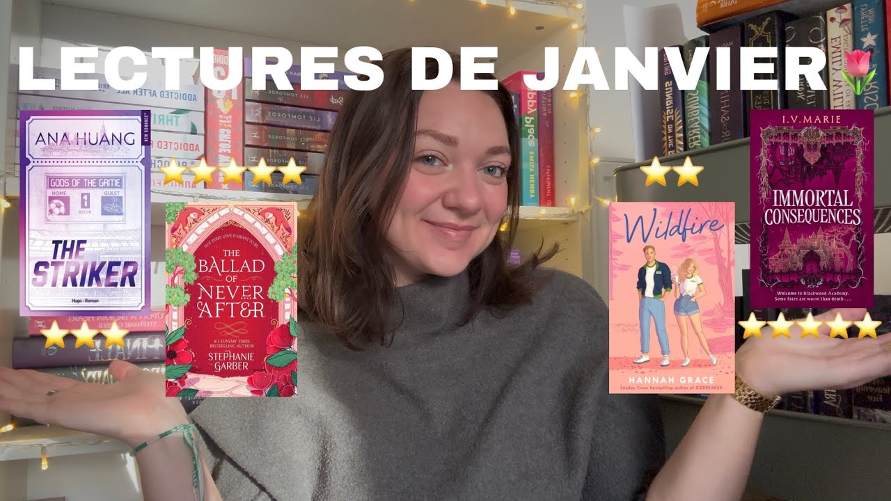 tous les livres que j’ai lus en janvier ⭐️📖