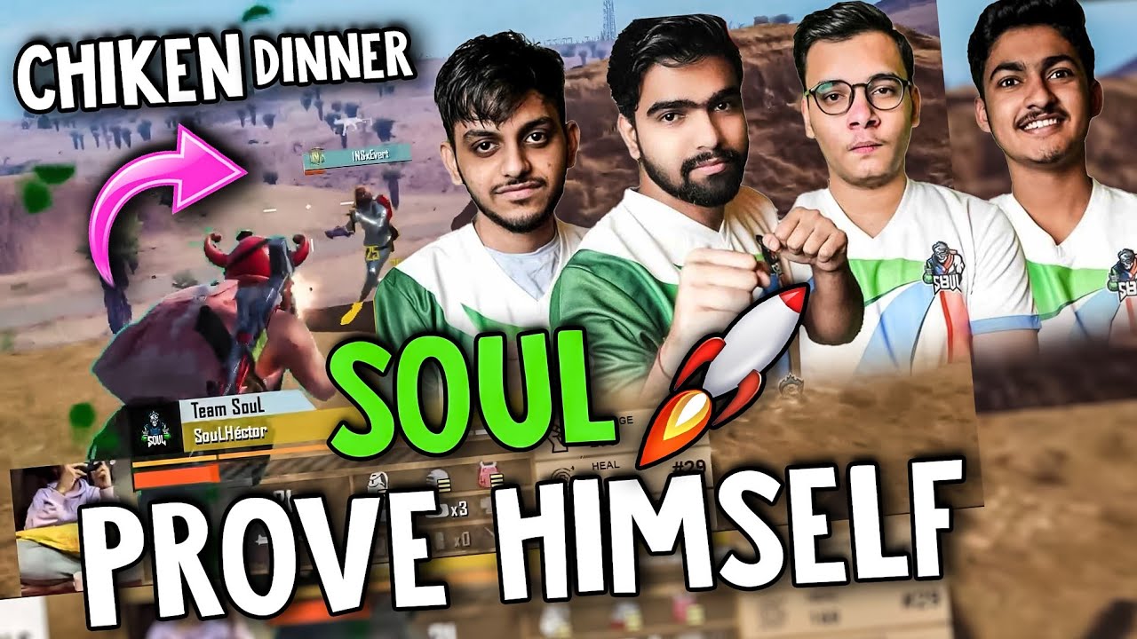 🚀SOUL PROVE HIMSELF😱 HECTOR 1V3 | SOUL VS INS CHIKEN DINNER 🍗 |MIRAMAR