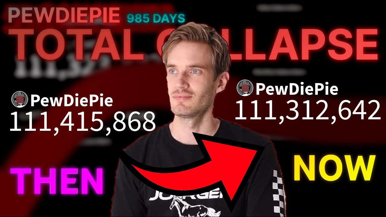 PewDiePie’s Collapse on YouTube Visualized