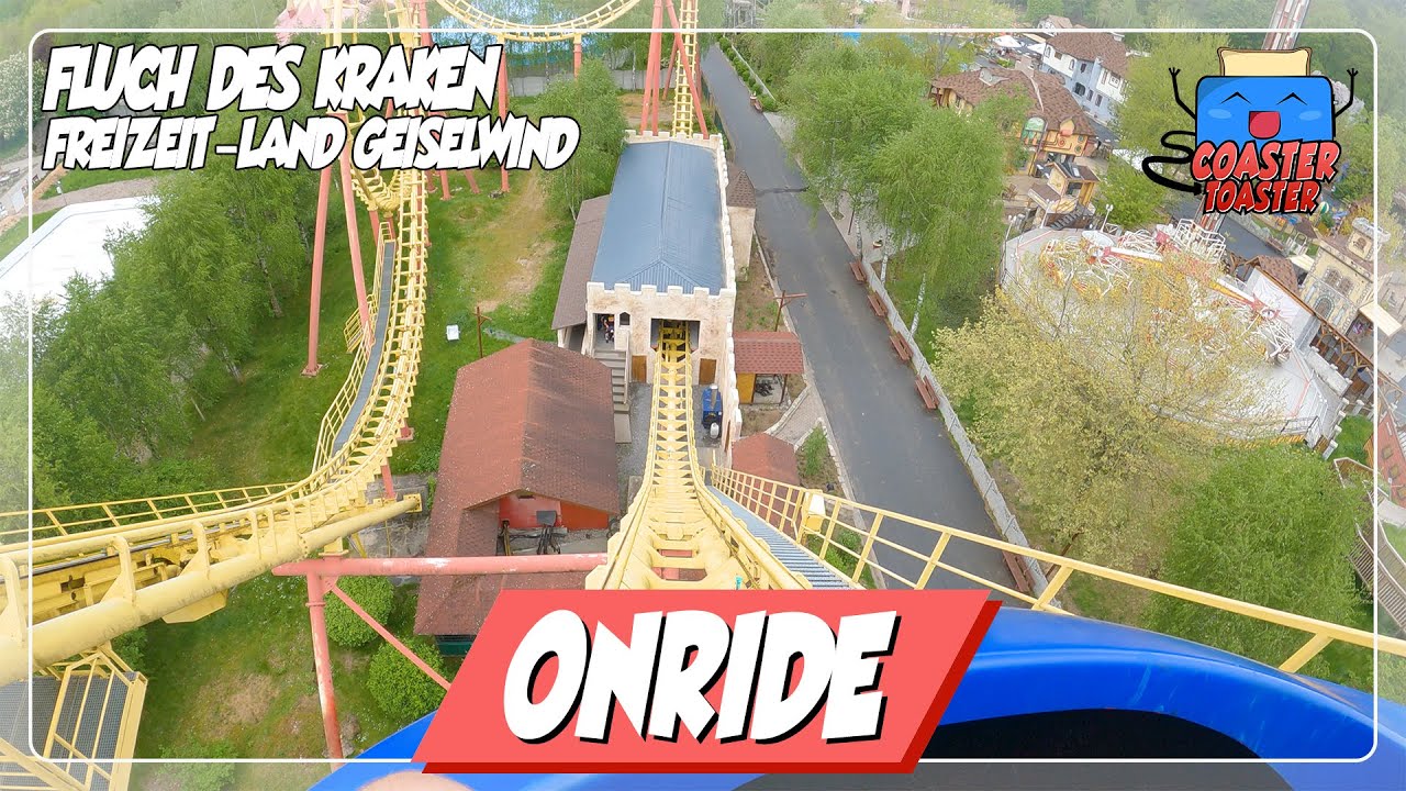 Fluch des Kraken - Freizeit-Land Geiselwind - Vekoma Boomerang | POV