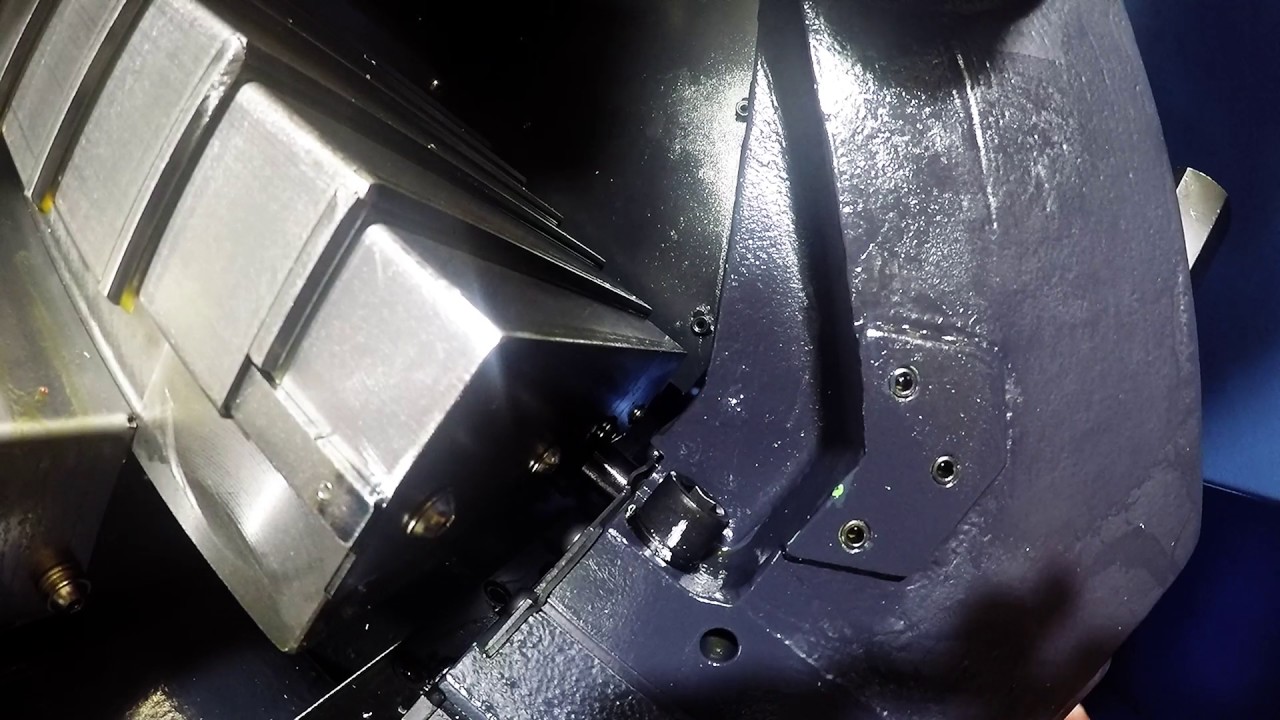 DOOSAN LYNX TAILSTOCK SET UP