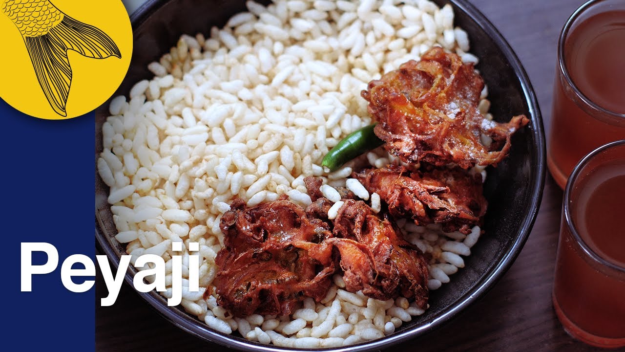 Peyaji&mdash;simple Bengali onion fritters for rainy evenings&mdash;Easy Bengali snack