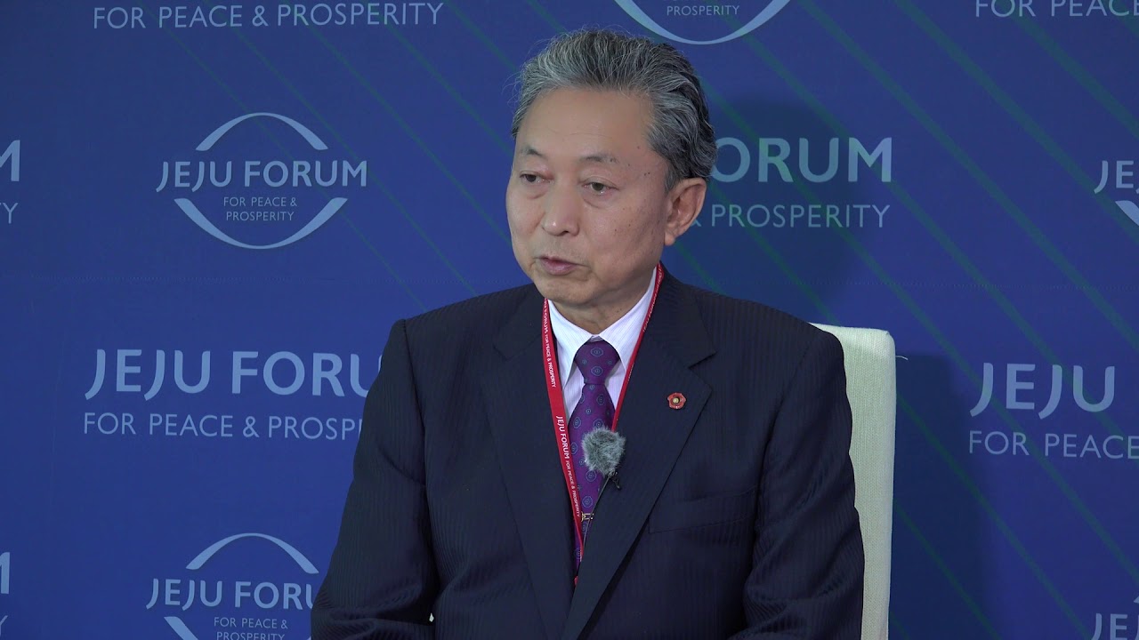 [JPI PeaceTalk] Yukio Hatoyama, Former Japanese Prime Minister.