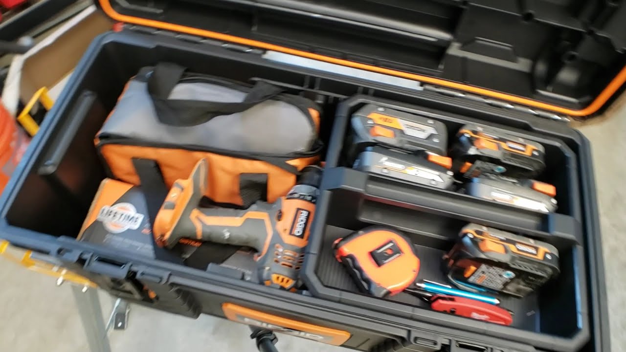 Trying Out the RIDGID 28 inch Mobile Job Box