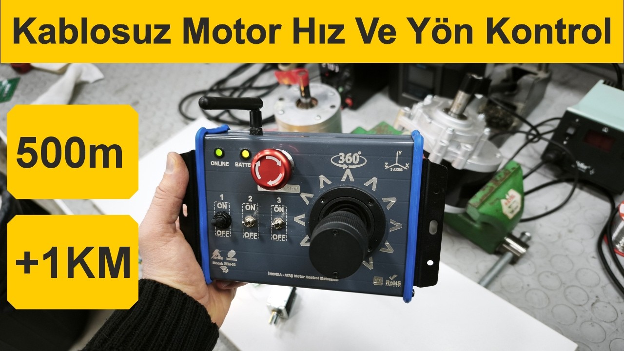 Joystick ile Uzaktan Motor Kontrolü | Kumandalı Robot Sistem | Güneş Paneli  Uzaktan Kumanda Sistemi