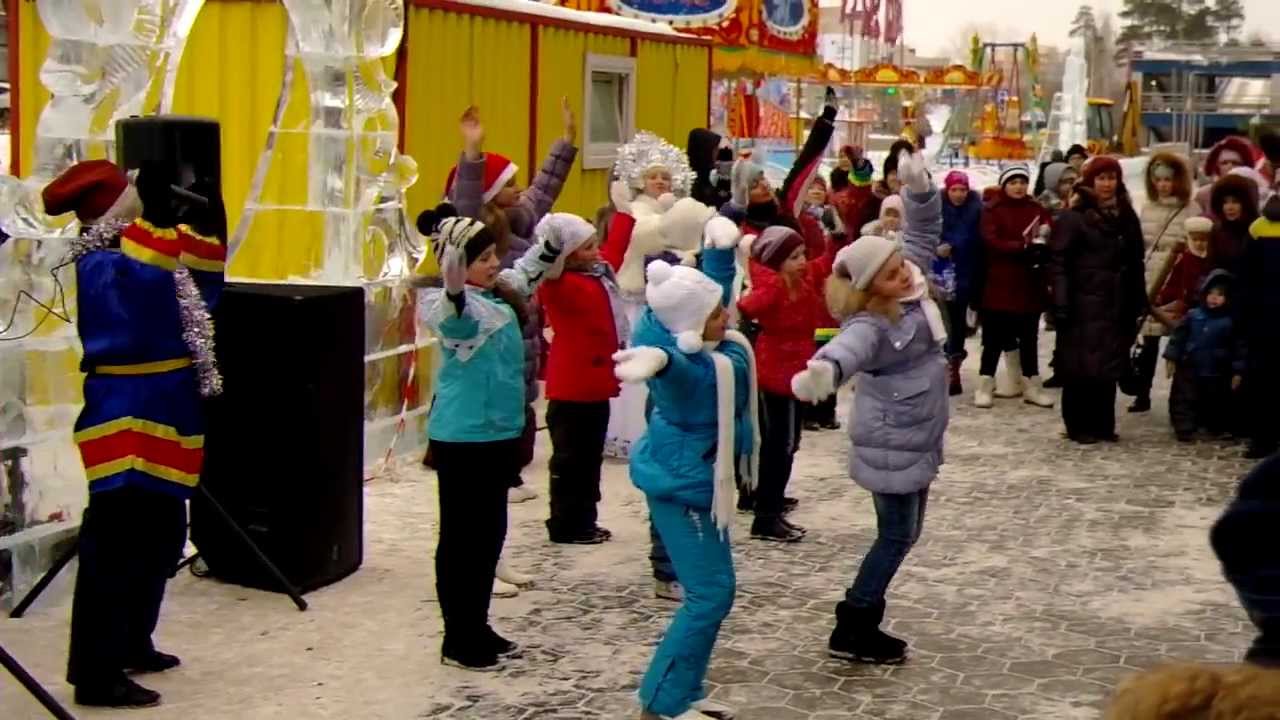 Парк Хаус 27.12.2013 открытие ледового городка.