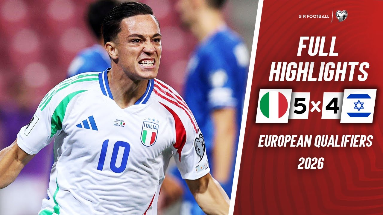 Italy vs Israel 5-4 &bull; Highlights & Goals &bull; World Cup Qualifiers